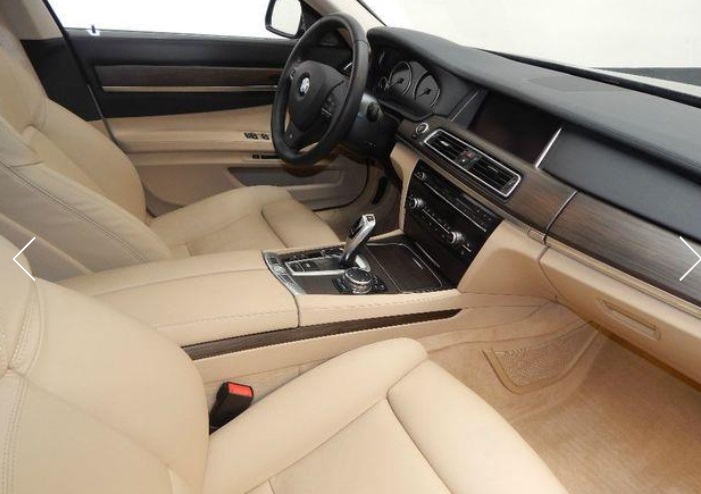 Left hand drive car BMW 7 SERIES (01/02/2015) - 